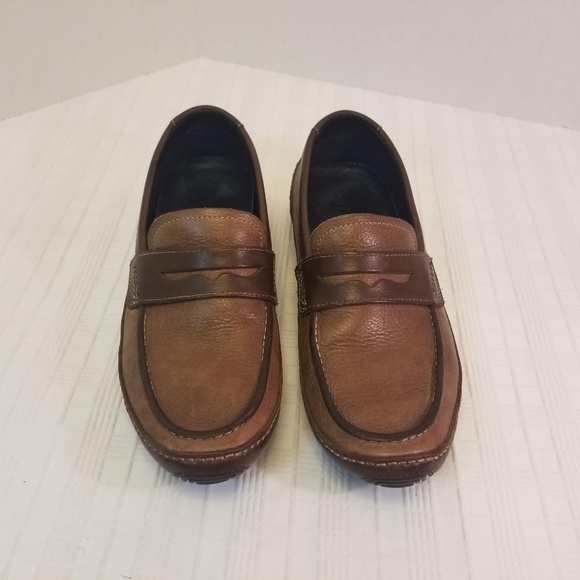 EUC. Cole Haan Leather Moccasin Driving Shoes 7.5M - Picture 5 of 8